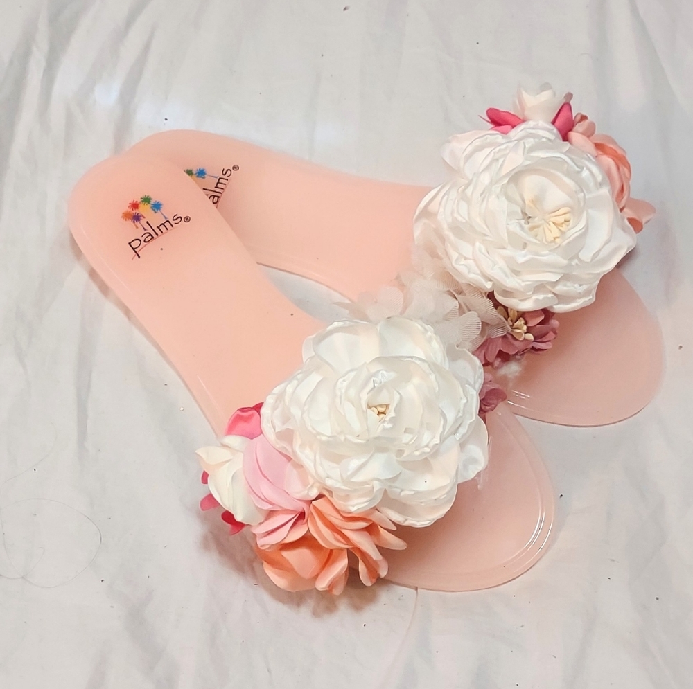 palms Rosette slides size 9 NWOT